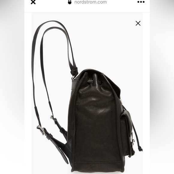 Rag & Bone “Large Field” Leather Backpack! 🎒 🖤 - Picture 3 of 14